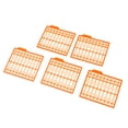 thumbnail image 1 of 5 Pcs Rallonges de Cheveux Arrêts de Bouillie Fixations de Cheveux Terminal - Orange, 1 of 6