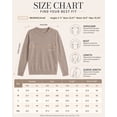 thumbnail image 7 of QUALFORT Women’s Crew Neck Pullover Sweater, Soft Midweight Long Sleeve Wool Blend Knit Top, Coffee, Size XL, 7 of 7