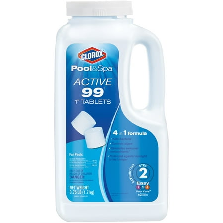 lasting tablets chlorinating clorox 75lb spa pool inch