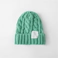 thumbnail image 2 of LEKODE Womens Beanies for Winter Hats for Women Brimless Hat Caps for Women No Brim Hats for Women Funny Hats Winter Hats for Men Green One Size, 2 of 4