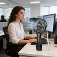thumbnail image 5 of WKSCLPAI Portable Handheld Fan 6 Speeds Hurricane Cooling High Airflow Long Battery Life USB Rechargeable for Summer Beach Travel, 5 of 7
