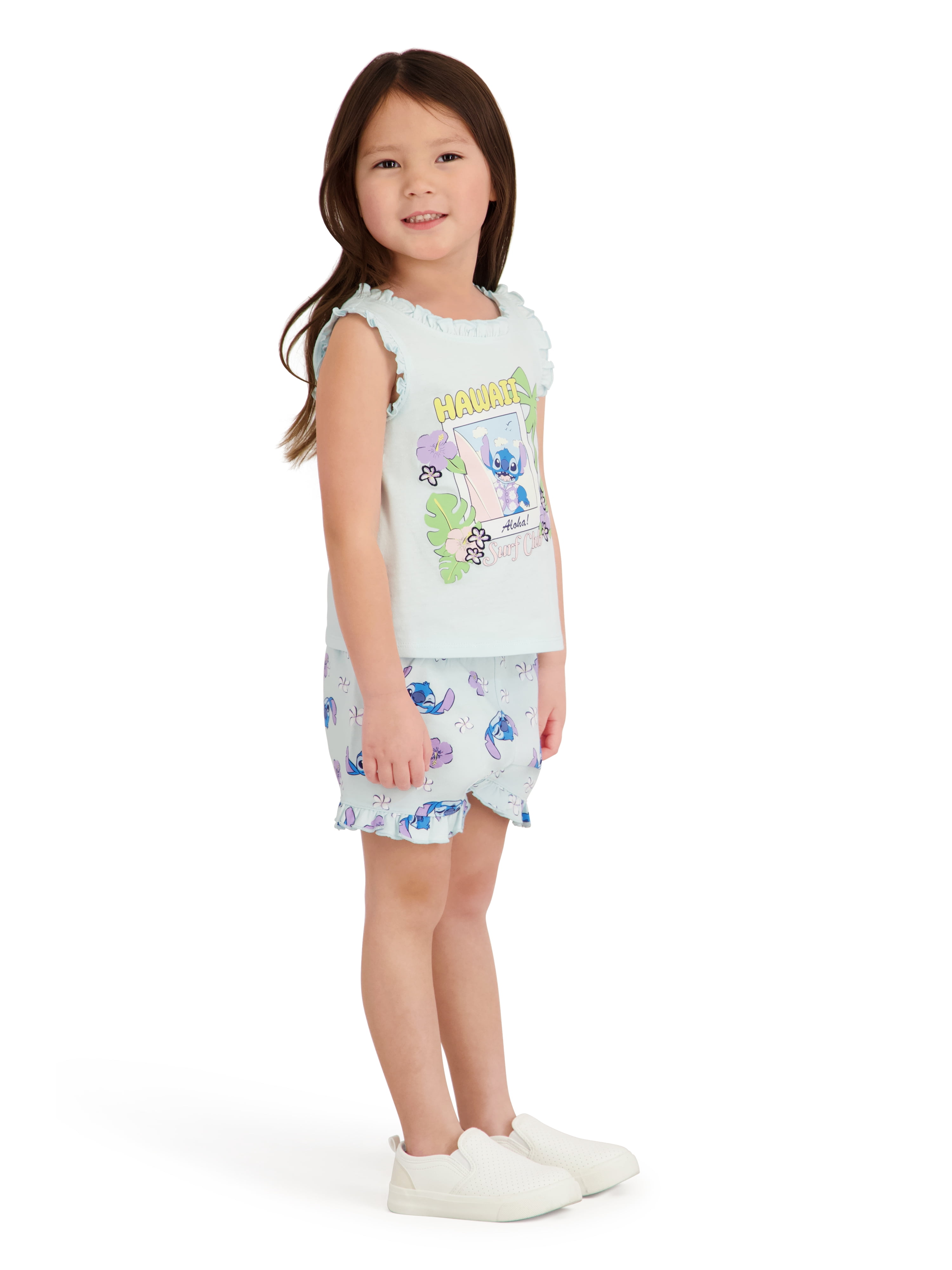 Stitch Toddler Girl Short Set, Sizes 12 Months-5T