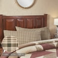 thumbnail image 4 of VHC Brands Cider Mill King-Size Plaid Pillow Case, Tan, 21x40, Set of 2, 4 of 5