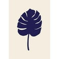 thumbnail image 3 of 1x Studio 18x24 Black Modern Framed Museum Art Print Titled - Monstera Leaf Dark Blue, 3 of 5