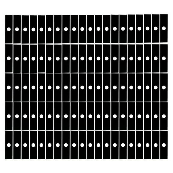 Commercial-Grade 100-Pack Edger Blades 8"x2" – 1" Center Hole | Bulk Precision Blades for Landscapers