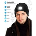 thumbnail image 3 of Babibeauty Bluetooth Beanie Hat with Light, Unisex LED Cap with Headphones Built-in Stereo Speakers & Mic, Tech Gift for Men Women Dad (Camo Yellow), 3 of 11