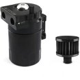 thumbnail image 4 of Recolector de aceite de motor, recipiente colector de aceite universal, recuperación de vapor de aceite de motor de aluminio de 300 ml, con filtro de aire, manguera y otros accesorios (negro), 4 of 5