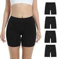 thumbnail image 1 of INNERSY Shortys pour Femmes Anti-Frottement Shorts d'Été sous Robe Lot de 4 (2TG, Noir), 1 of 8
