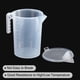 thumbnail image 4 of Vaso graduado Uxcell, 5000ml, taza medidora de líquido de plástico PP, graduaciones negras en ambos lados, 4 of 5
