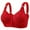 B233 Red minimizer bras for women clearance under $5, variant on Bras under $5! Cagogo Women Front Closure Wireless Bras Plus Size Wirefree Full Coverage Supportive Everyday Bras No Underwire Comfortable Large Bust Bralettes Sleep Bra