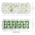 thumbnail image 4 of Simulación de boda, hilera de flores, decoración de flores de seda, fila inferior falsa, pared de flores de hotel, señalización, arco de boda, arte floral, 4 of 6