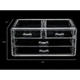 thumbnail image 5 of Acrylic Makeup Cosmetic Clear Case, Jewelry 2-Piece Storage Drawer Organizer, 5 of 5
