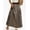 Gray, variant on Qulqfy Womens Summer Maxi A-Line Long Skirts Flowy Plus Size Boho with Pockets Army Green Drawstring Skirts for Women L