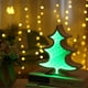 thumbnail image 2 of Luz de modelado de túnel LED, luz de noche, luz de espejo con efecto 3D de piña, nubes blancas, estrella de cinco puntas, luz decorativa para árbol de Navidad, 2 of 5