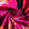 thumbnail image 4 of XUNKUSGA Grande Taille Sorties de Plage pour Femmes Mode Robe Caftan à Manches Chauve-Souris Ample Confortable Douce d'Été à Imprimé Floral Robe Maxi, Rouge, Taille Unique, 4 of 9