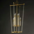 thumbnail image 3 of Lucent 8 - Light Heritage Lightbrown Glam / Modern / Traditional Incandescent Glass And Steel Pendant Light, 3 of 5