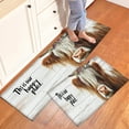 thumbnail image 2 of YIMEIS Highland Cow Floral Crown Farm Fall Kitchen Mats,Xmas Winter Seasonal Farmhouse Home Seasonal Decorations Rugs for Floor - 16''*24'', 2 of 10