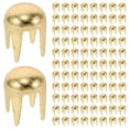 thumbnail image 1 of Remache dorado para manualidades de cuero, tachuelas redondas de cúpula, púas de metal punk, puntos para manualidades de cuero punk rock, ropa, cinturones, bolsos, zapatos y decoraciones, 1 of 7