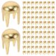 thumbnail image 1 of Remache dorado para manualidades de cuero, tachuelas redondas de cúpula, púas de metal punk, puntos para manualidades de cuero punk rock, ropa, cinturones, bolsos, zapatos y decoraciones, 1 of 7
