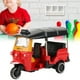 thumbnail image 3 of M Buder Modelo de Coche Triciclo de Aleación Juguete de Vehículos para Niños de Alta Simulación con Función de Deslizamiento Color Rojo (15 x 11 x 5 cm), Ideal para Regalo y Colección, 3 of 9