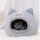 thumbnail image 4 of Cama Cueva para Gatos, Fondo Antideslizante 2 en 1, Cama Nido Plegable Semicerrada para Dormir para Gatos y Perros pequeños L （36 * 36 * 36 CM） Sailing Electrónica, 4 of 5