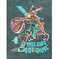 thumbnail image 5 of GOAT The Movie French Terry Drop Shoulder T-Shirt and Shorts Outfit Set Toddler to Big Kid, 5 of 5