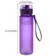 thumbnail image 5 of Matsuzay 1 taza de agua de plástico para exteriores, taza para deportes acuáticos con jugo frío, taza de agua portátil con cuerda de leche, taza de Teteras Violeta 560ML Matsuzay HA004187-01, 5 of 6