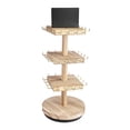 thumbnail image 2 of Soporte de joyería de la joyería del organizador de joyas giratorias soporte para la pantalla de colgilla para joyas para anillos colgantes encimeras, 2 of 9