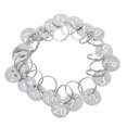 thumbnail image 4 of 20pcs Round Numbered Tags Stainless Steel Number 1-20 Tags Metal Key Tags Walkbee A B, 4 of 5