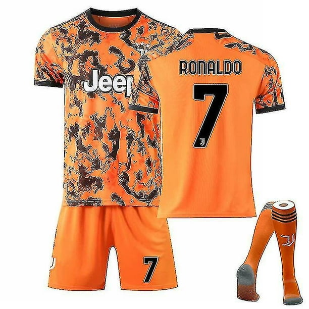 Kits de futbol para ninos Jersey de futbol Camiseta de entrenamiento Traje 21 22 Christiano Ronaldo Juventus Juventus Away kids 24 130 140CM BmatwkZeng Bmatwe Jersey Walmart en linea