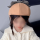 thumbnail image 3 of Boina de invierno para niñas, gorro de boina decorado con lazo, 3 of 5