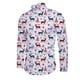 thumbnail image 3 of Camisas navideñas para hombre, camisas de manga larga con botones, camisas de Papá Noel para fiestas al aire libre, camisas de calle de invierno con elástico hacia abajo, 3 of 5