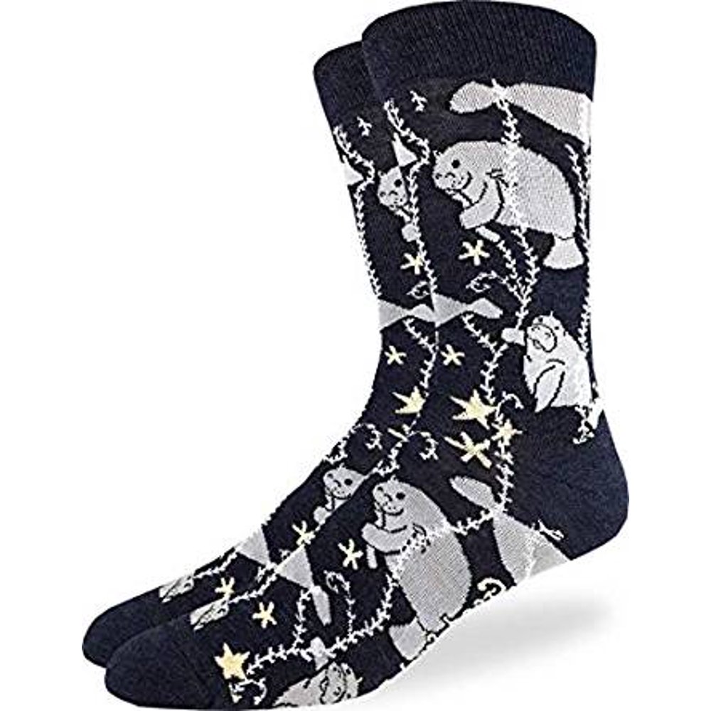Good Luck Sock Socks Good Luck Sock Men's Crew Socks Manatee (7