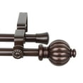 thumbnail image 3 of InStyleDesign  Cocoa Dome Adjustable Double Curtain Rod 84 to 120 inch, 3 of 3