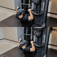 thumbnail image 2 of Pull Down Straight Bar Biceps Pulling Bar for Home Gym Bodybuilding, 2 of 4