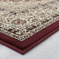 thumbnail image 5 of Allstar 7x10 Traditional Area Rug in Red with Ivory Persian Nain design (6' 6" x 9' 3"), 5 of 7