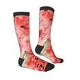 thumbnail image 3 of Fotbe Refreshing Watermelon Slices print Women's Men's Novelty Crew Socks Cotton Socks Knee High Socks for Walking,Running,Nurses,Pregnancy, 3 of 8