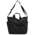 thumbnail image 2 of Autumn Winter Commute Bags Large Capacity Quilted Messenger Bag Fashion for Work, 2 of 10