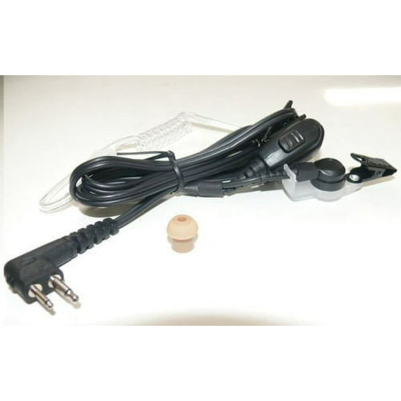 Motorola CP200 PR400 CLS HYT Radio Headset 2 Wire Surveillance Mic Earpiece by Titan