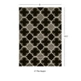 thumbnail image 3 of Claremont Quatrefoil Black/Grey Rug, Multiple Sizes, 3 of 3