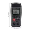 thumbnail image 2 of Medidor de Humedad de Madera, Digital, Grupos de Madera LCD Detector de Humedad de Madera, 2 Pines Probador de Humedad Portátil de Madera Detector de Humedad de Madera de Agua ANGGREK  Otros, 2 of 9