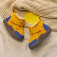 thumbnail image 6 of Ugoldhm Toddler Boys & Girls Winter Boots - Cold Weather Warm Faux Fur Shoes with Hook and Loop Straps, 6 of 7