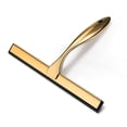 thumbnail image 3 of Raspador de ducha multiusos para puertas de ducha, baños, ventanas y vidrios de automóviles, dorado, acero inoxidable (oro de 10 pulgadas), 3 of 4