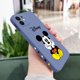 thumbnail image 1 of Funda de silicona líquida con estampado lateral para iPhone, carcasa de Mickey de Disney para modelos 14, 13, 12, 11 Pro Max, Mini, X, XR, XS MAX, SE20, 8, 7 Plus Fivean unisex, 1 of 2