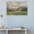 thumbnail image 2 of Soscooter Landscape Vintage Canvas Wall Art, Classical Prairie and Mountain Landscape Canvas Prints, Rustic Farmhouse Bathroom Office Decor, Large Wall Art for Home,24x16 Inch, 2 of 7