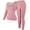 Pink, variant on MISS MOLY Long Johns Thermal Underwear for Women Fleece Lined Base Layer Pajama Set for Cold Weather