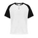 thumbnail image 2 of Ceisia Men's Slim Fit Short-Sleeve Raglan-Sleeve Henley T-Shirt Color-Blocked Spring Summer Shirt Gift, 2 of 6