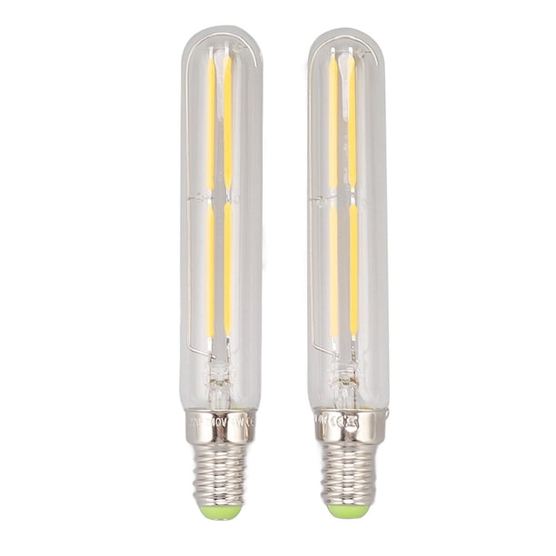 2 bombillas de tubo LED 4W E14 2300K bombillas de lámpara de luz tubular T20x120 220-240V para iluminación