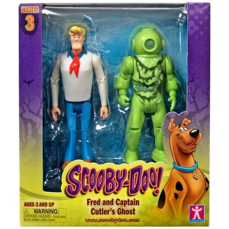 Scooby Doo Series 3 Fred & Captain Cutler's Ghost Action Figure 2-Pack ...