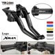 thumbnail image 2 of Para Yamaha Xmax 125 250 300 400 Xmax250 Xmax300 Xmax400 motocicletas Cnc palancas de embrague de freno de aluminio, 2 of 5